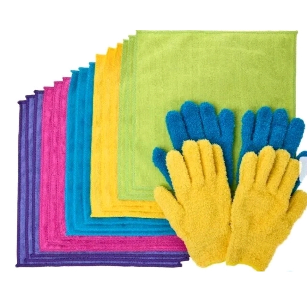 Sparkle & Shine 19-piece Microfiber Cleaning Kit